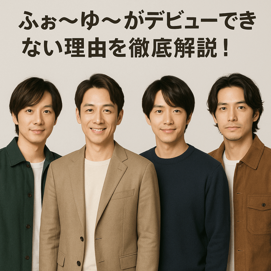 ふぉーゆーがデビューできない理由とは何か年齢やファンクラブ事情を分析